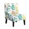 floral accent chair