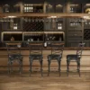 KATDANS Farmhouse Swivel Vintage Bar Stools-Cody - Image 17