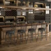 KATDANS Farmhouse Swivel Vintage Bar Stools-Cody - Image 16