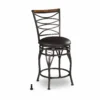 KATDANS Farmhouse Swivel Vintage Bar Stools-Cody - Image 3