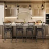 KATDANS Farmhouse Swivel Vintage Bar Stools-Cody - Image 14