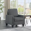 dark grey single sofa chair for living room