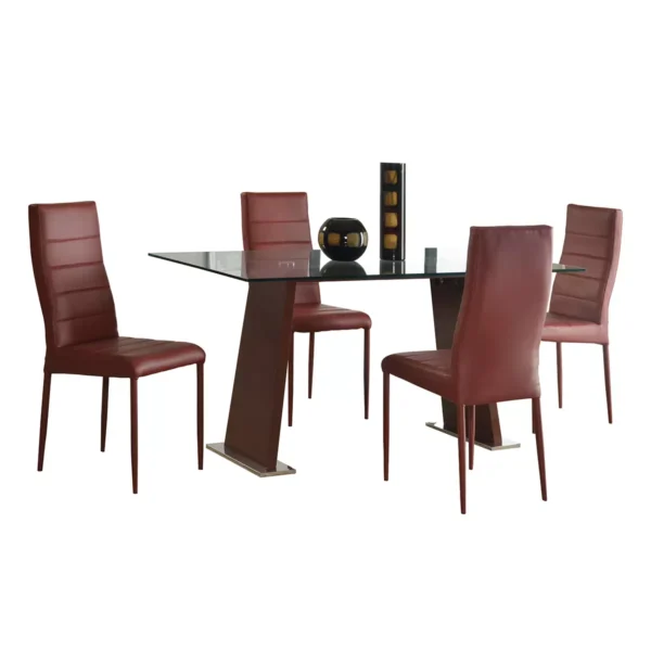 leather dining room set