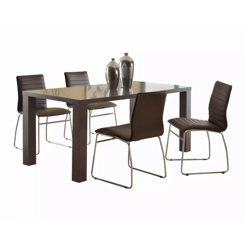 leather dining set