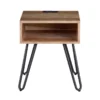 small wood end table