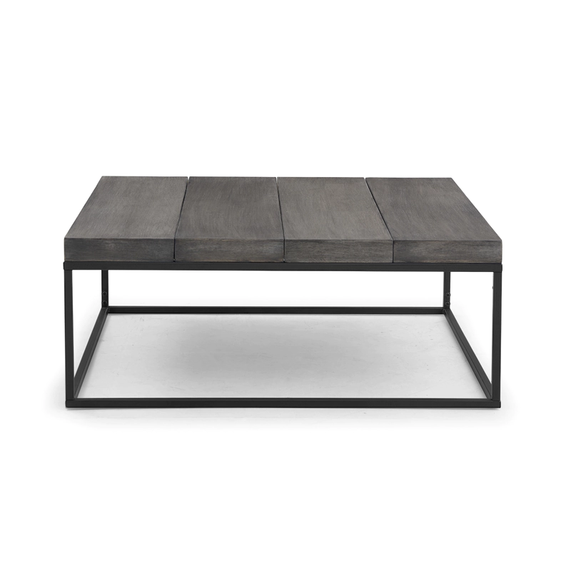 square solid wood coffee table