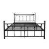 queen size heavy duty metal bed frame