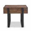 KATDANS Vintage Wood Square End Table-Boulder - Image 2