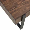 KATDANS Vintage Wood Square End Table-Boulder - Image 3