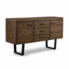 Wood And Metal TV Stand