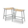 Backless Rope Woven Counter Stool